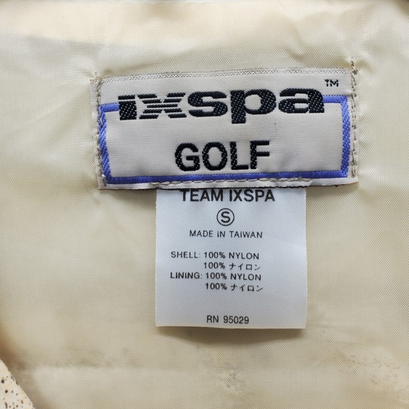 Vintage IXSPA Golf Jacket Women S Multi Performance Star Paint Splatter Full Zip - Picture 6 of 10